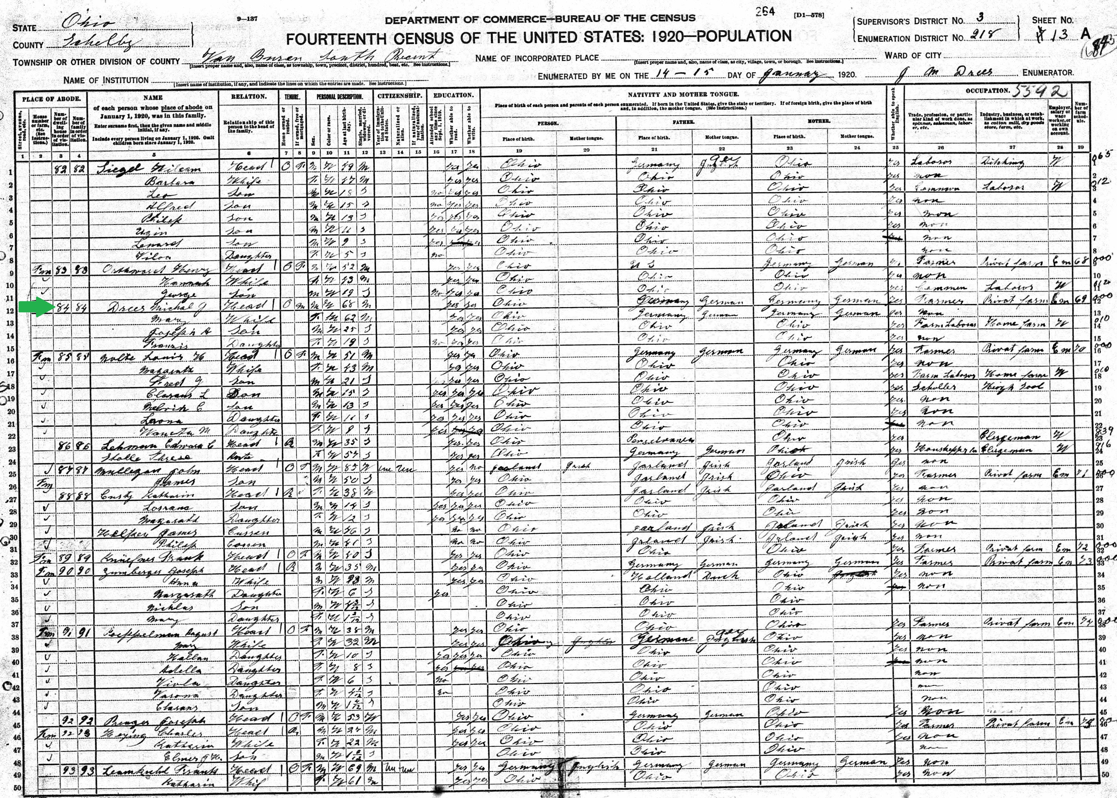minster ohio county shelby county records